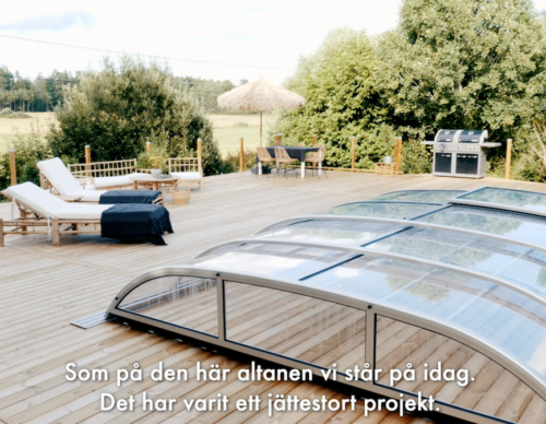 Vaksala Bygg AB - 300 kvm terass med pool - Andreas Glimbrant - Skepptuna